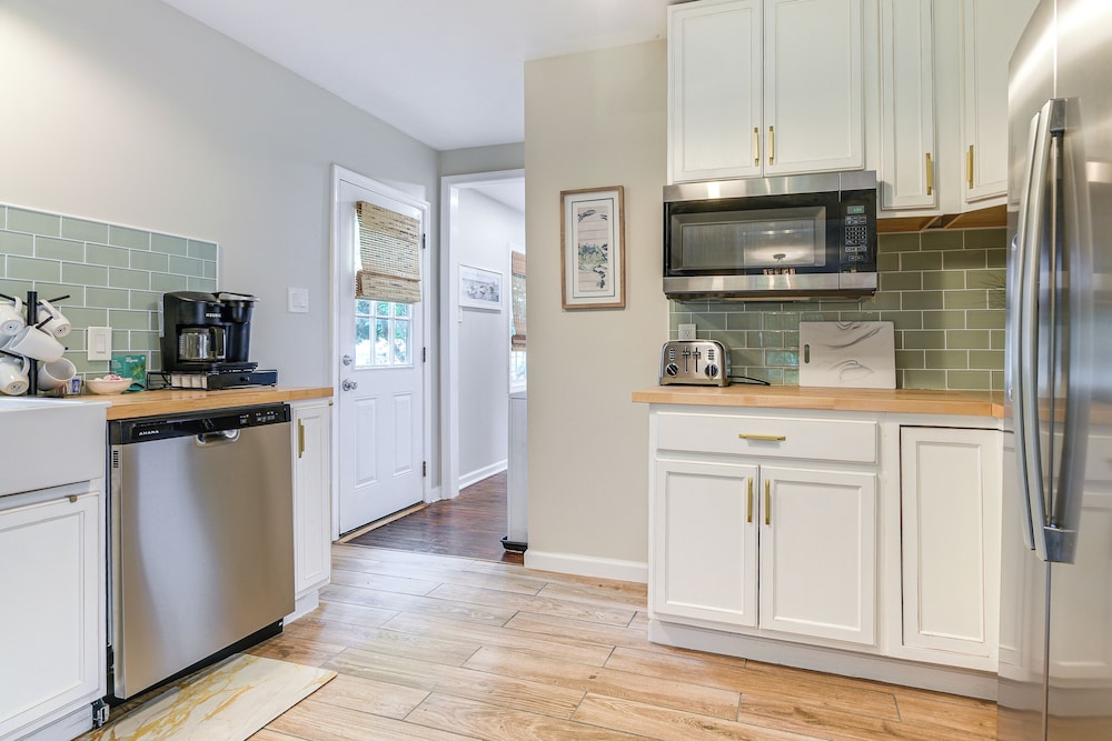 Walk to Town & River: Charming Home in North East!