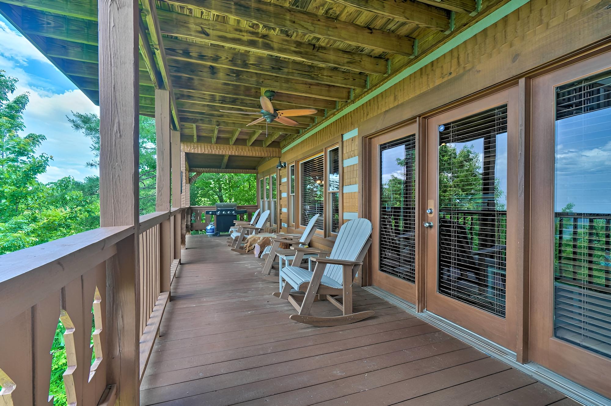 Smoky Mountain Hideaway w/ 3 Decks + Hot Tub! view 3