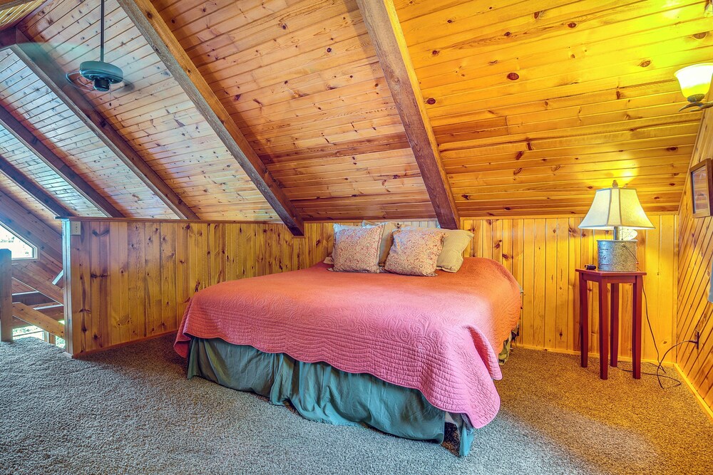 Lakefront Townsend Cabin w/ Fire Pit, Private Dock view 3