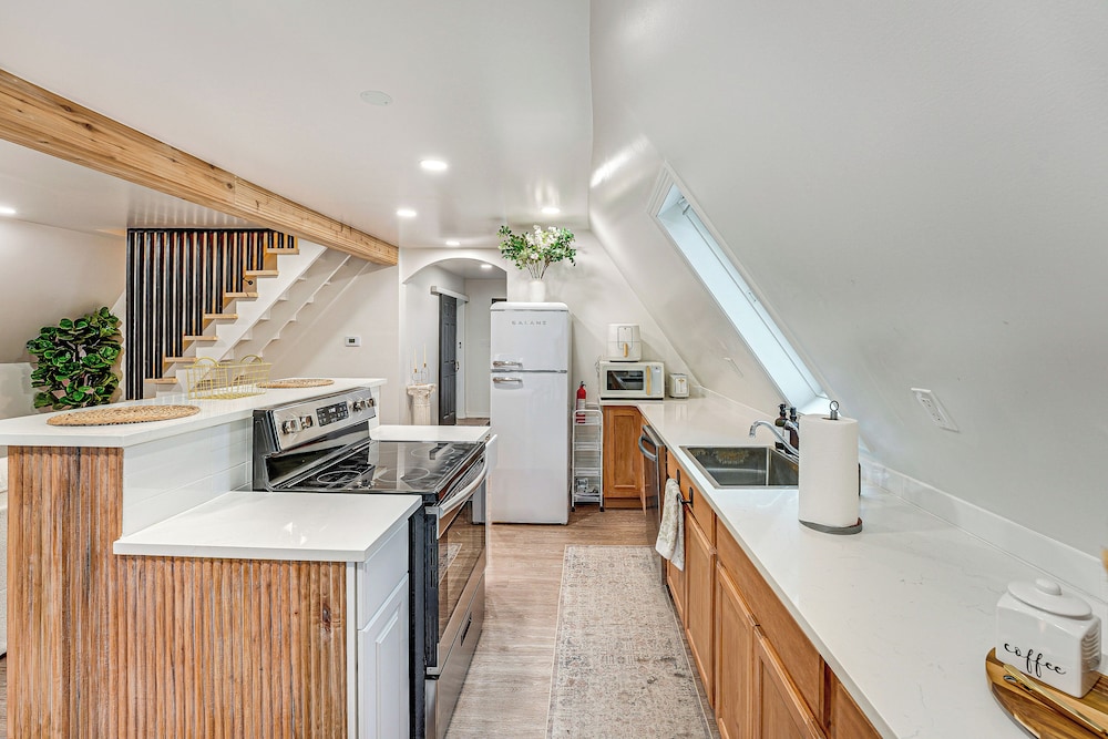 Walk to Fox Lake: Pet-friendly A-frame w/ Fire Pit