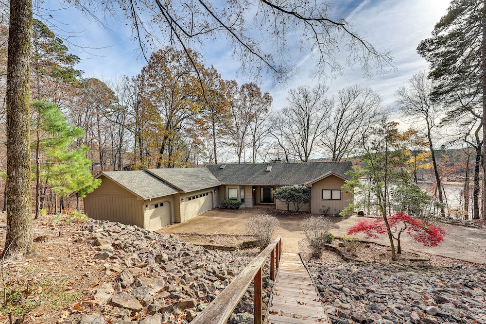 Lakefront Hot Springs Village Home w/ Private Dock