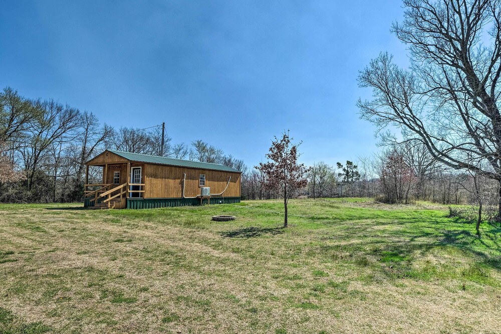 Cozy Cookson Cabin w/ Fire Pit: 1 Mi to Lake!