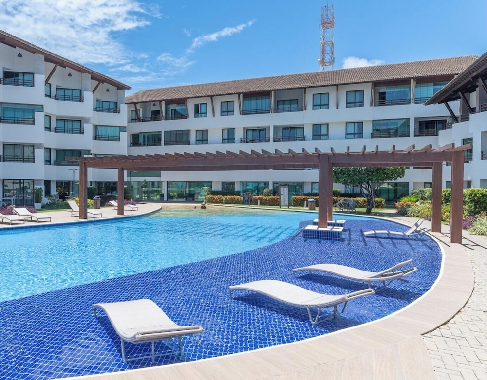 Flat beira mar-Com Churrasq-SH133