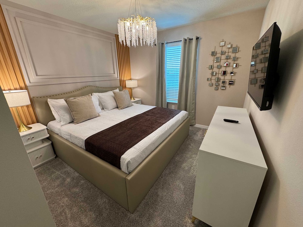 Magical 5BR w Pool Minutes From Disney 16161