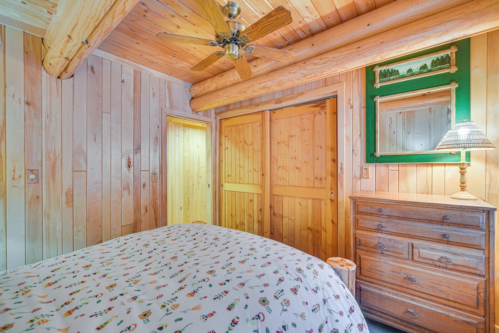 Lakefront Cabin w/ Sauna & Dock in Webster!