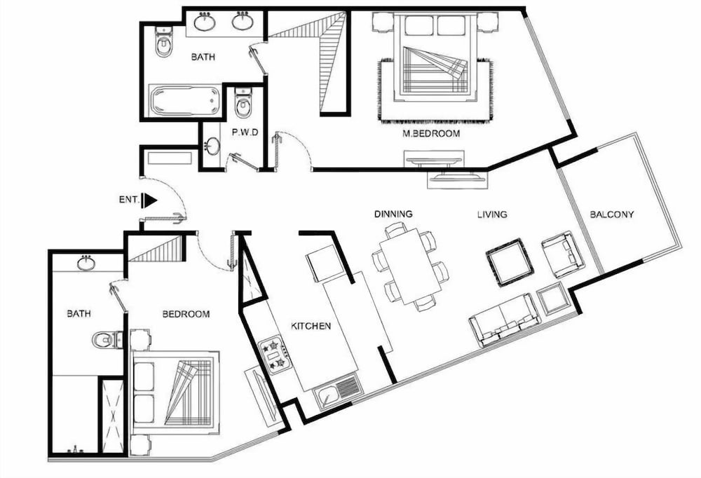 LUX  Executive Burj Khalifa View Suite