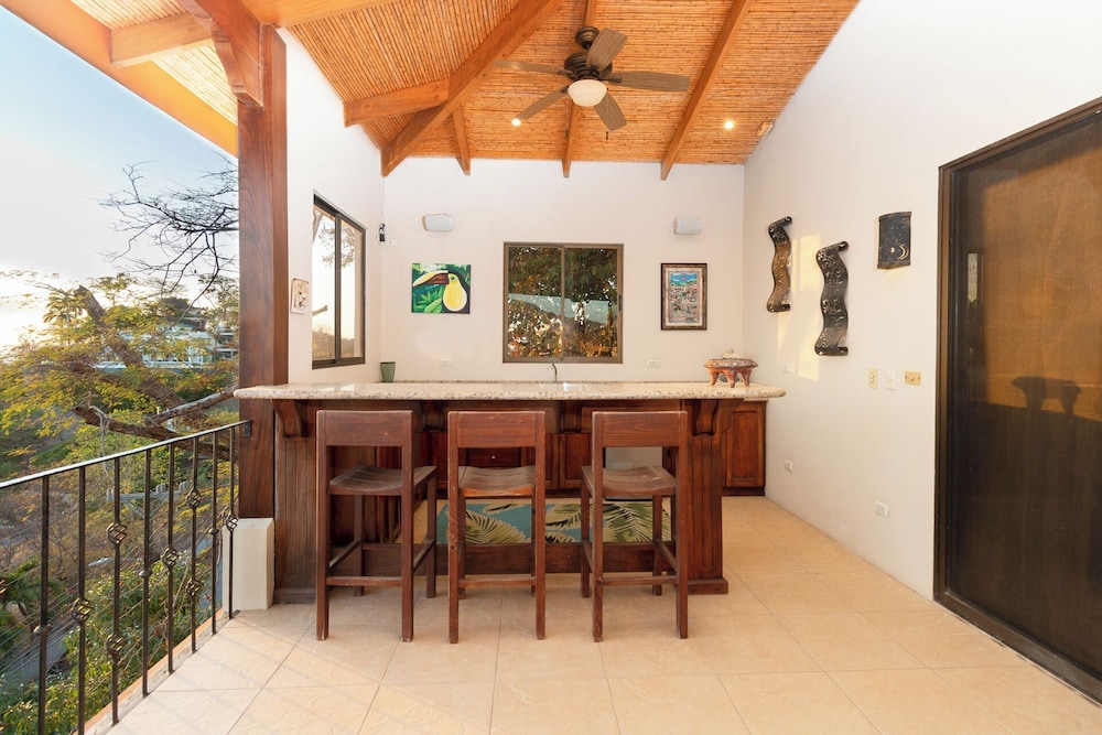 Oceanview Villa with Wrap-Around Terrace, Private Pool, Hot Tub, and Guesthouse