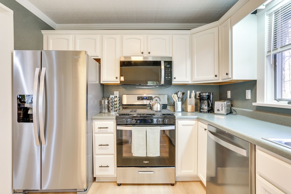 Walk to White Lake: Family Home w/ Deck & BBQ