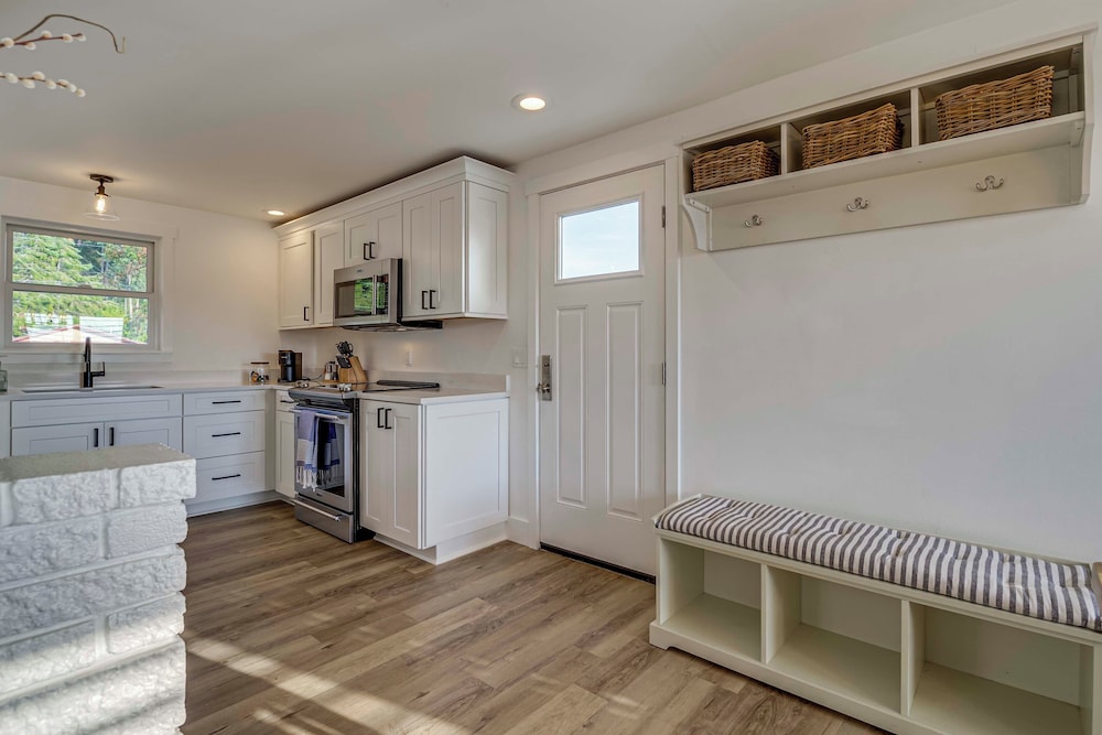 Beach Access, Deck: Waterfront Whidbey Island Home