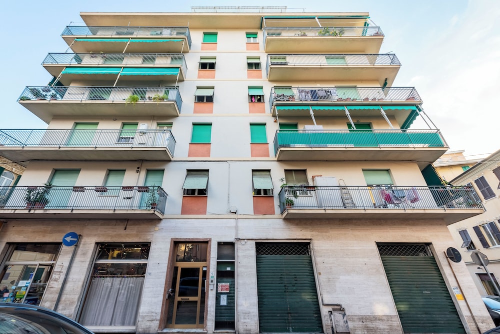 Stylish flat balcony near Rapallo Castle