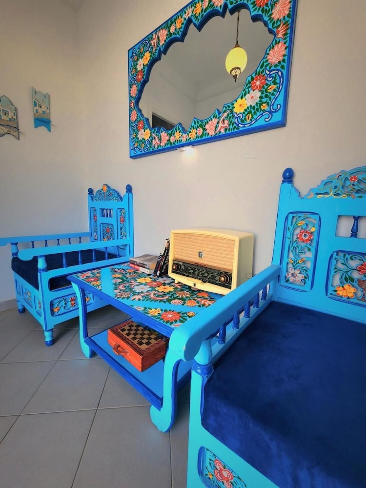 Charming Villa in Midoun, Tunisia With Private Entrance and Stunning Garden View