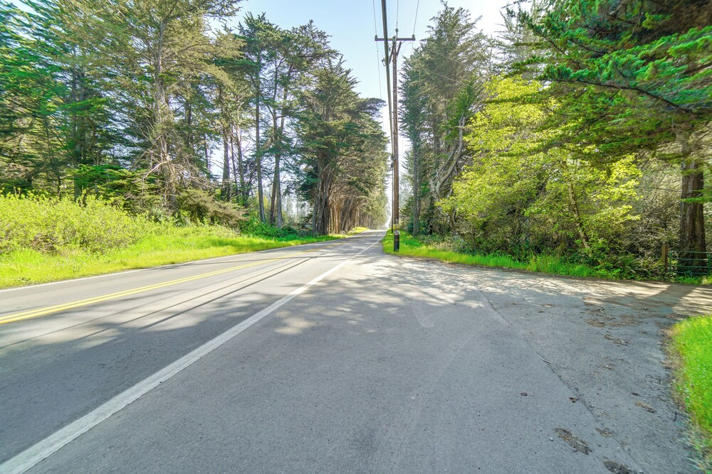 Hot Tub, 1 Mi to Beach: 12-acre Fort Bragg Cabin!