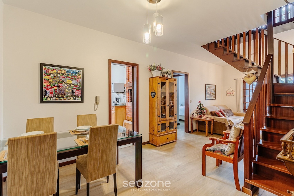 Apt Duplex With Fireplace in Gramado Rln204