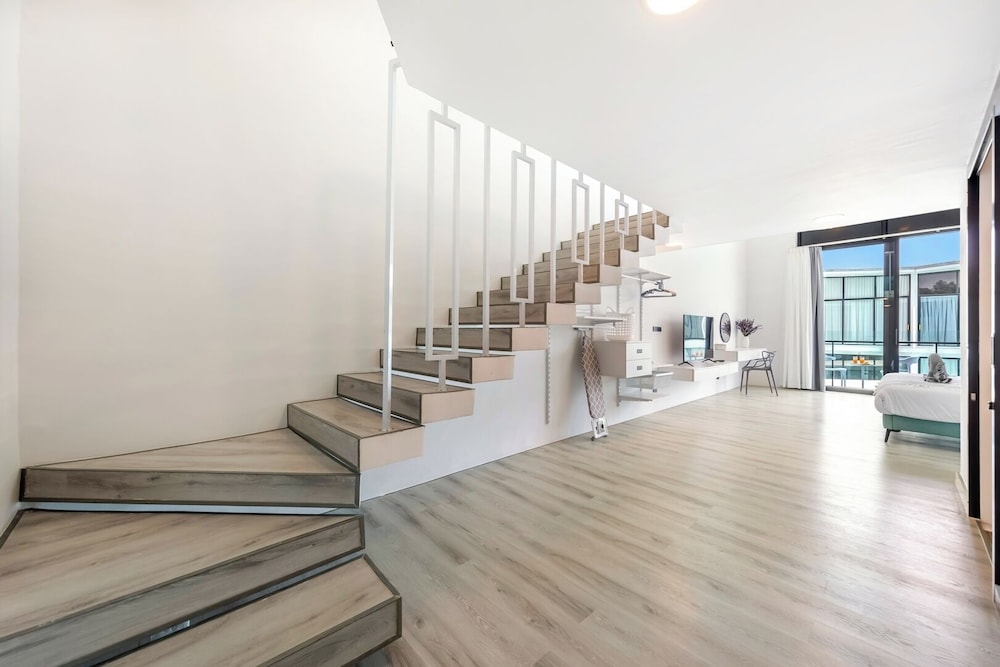 Unique Townhouse Pool Slide Access