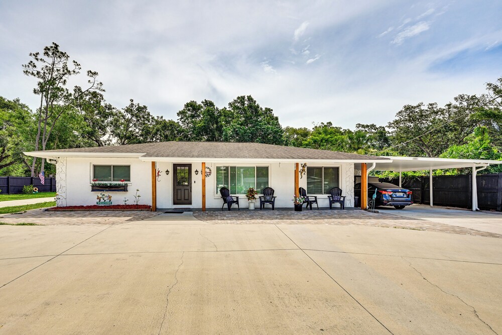 7 Mi to Busch Gardens: Lutz Home w/ Patio!