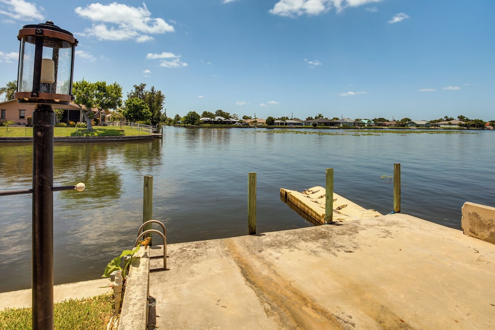 Dock & Outdoor Oasis: Waterfront Cape Coral Home