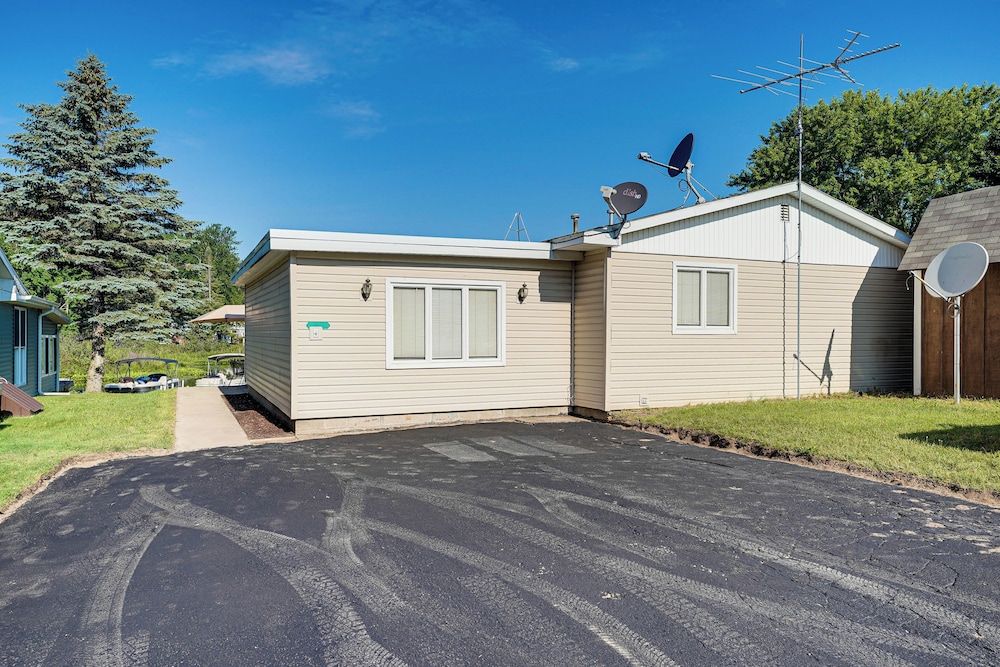Waterfront Retreat w/ Dock & Yard in Reed City!