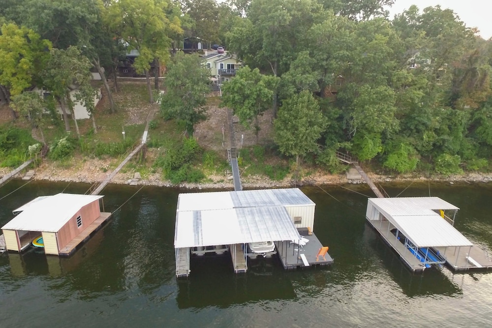 Dock + Views: Scenic Group Retreat on Grand Lake!