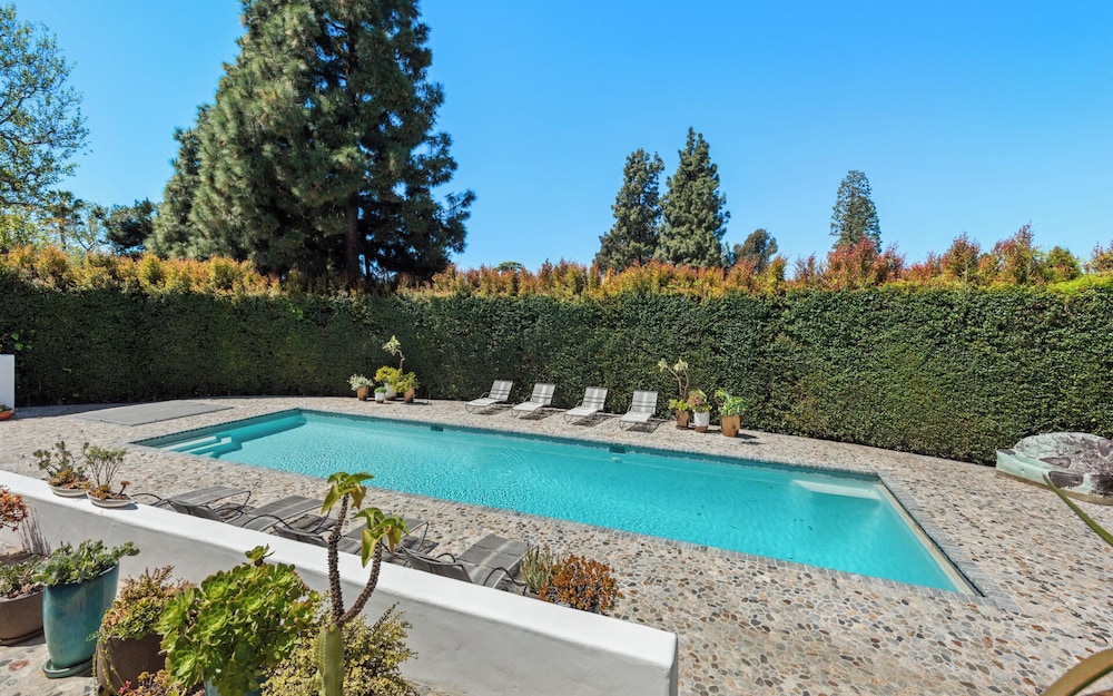 Howard Hughes Estate - Spanish Revival Gem w/ Pool, Wine Cellar & Guest House