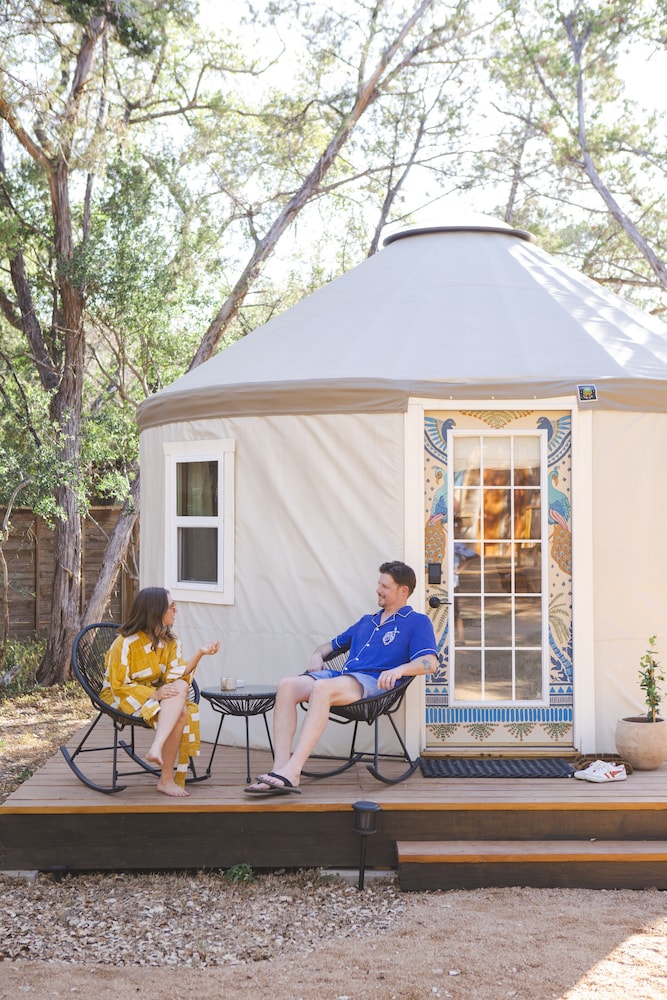 The Peacock Yurt at Camposanto ATX Glamping on Lake Travis - Property Image 29