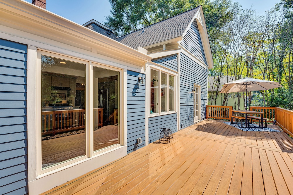 Walk to Mcdonough Square: Historic Home w/ Yard!