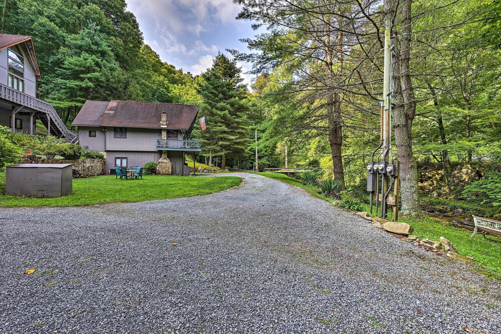Chalet Retreat: Cozy Cabin w/ On-site Creek! view 4