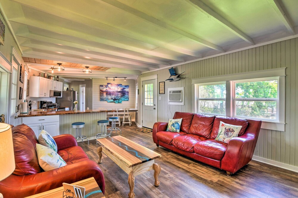 Furnished Deck & Dock: Renovated Sargent Cabin! view 4