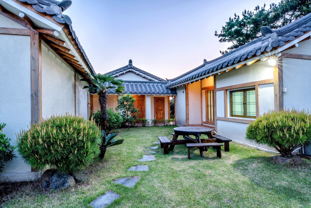 Stone Statue Village Hanok