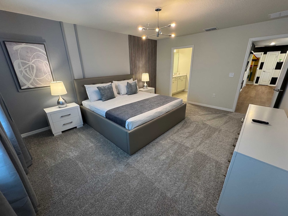Magical 5BR w Pool Minutes From Disney 16161