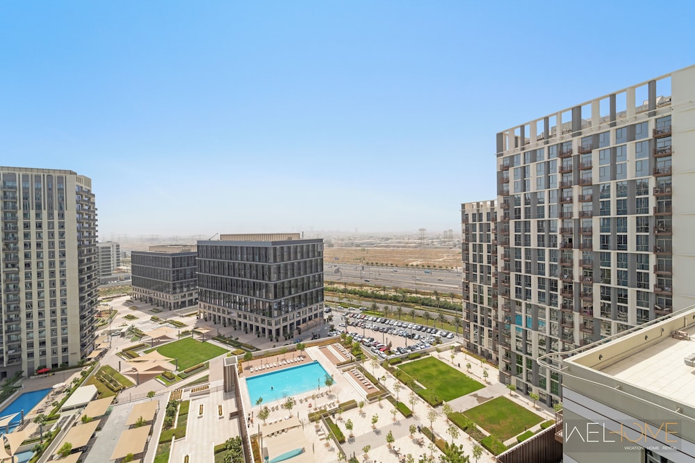 WelHome - Beautiful 1BR Apt in Dubai Hills with City View