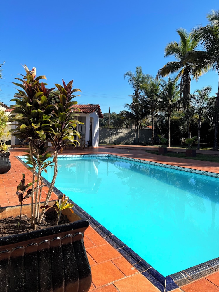 casa com piscina