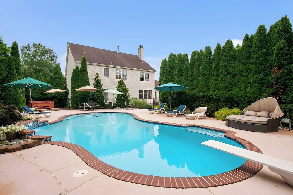Hot Tub & Pool: Family Home 5 Mi to Princeton!