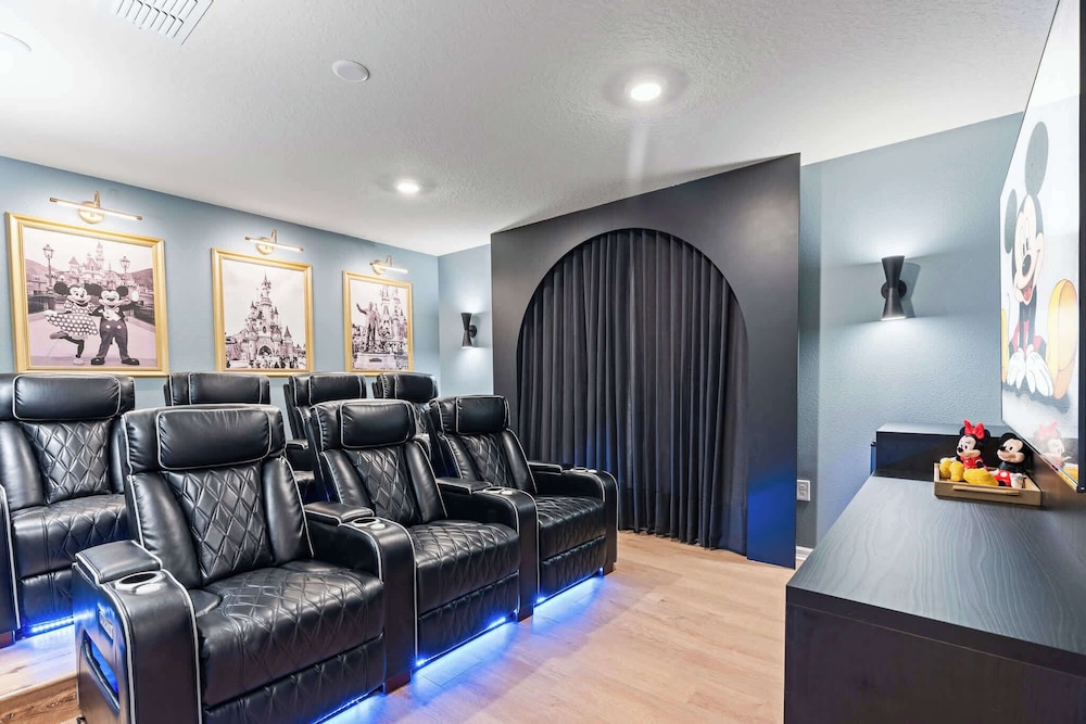 Epic Family Villa Pool Theater Themed Bedrooms
