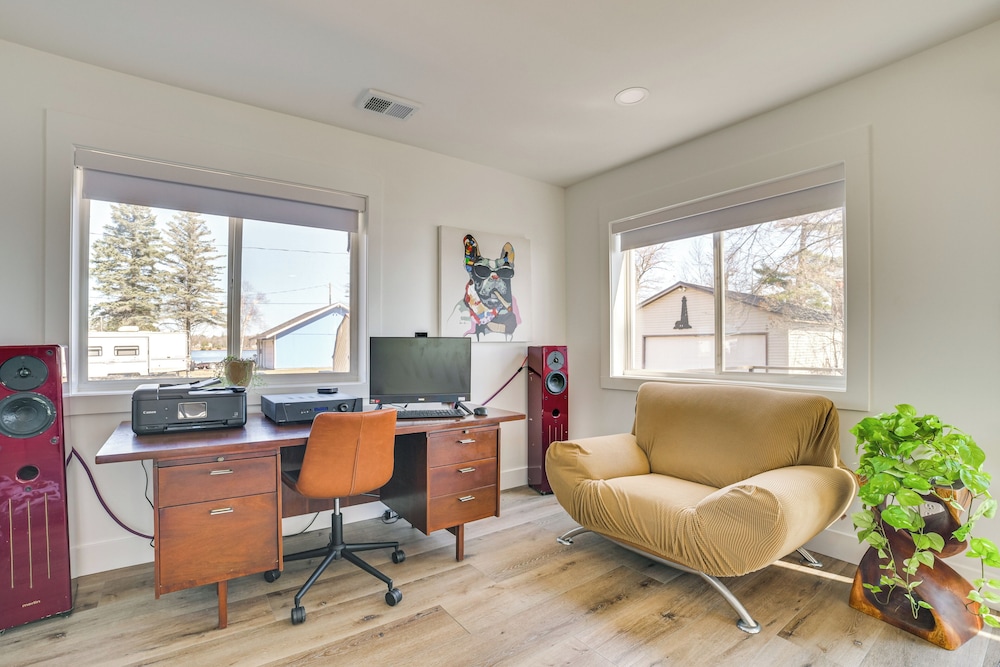 Deck & Scenic Views: Lakefront Cottage in Hale!
