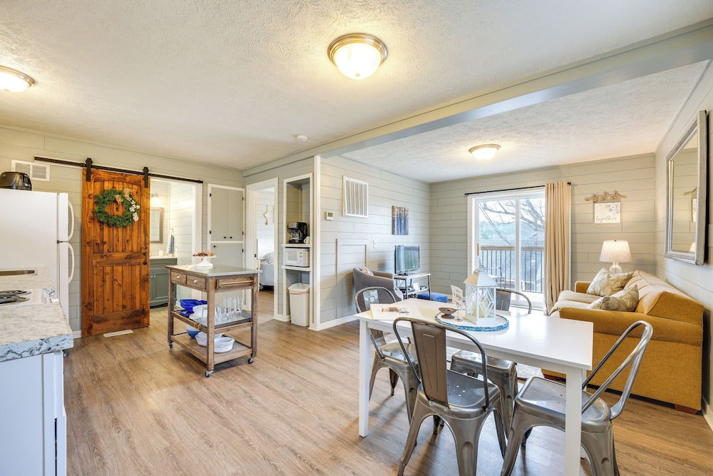 Walk to Lake & Trails: Cape Fair Retreat w/ Grill!