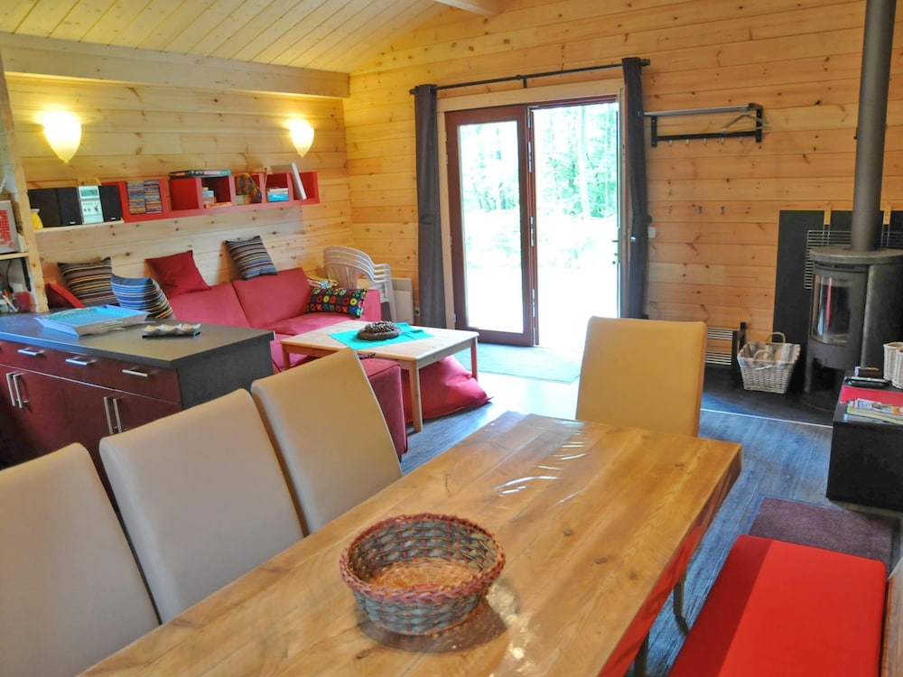 Modern, Wooden Chalet With Wood Burning Stove, in the Forest