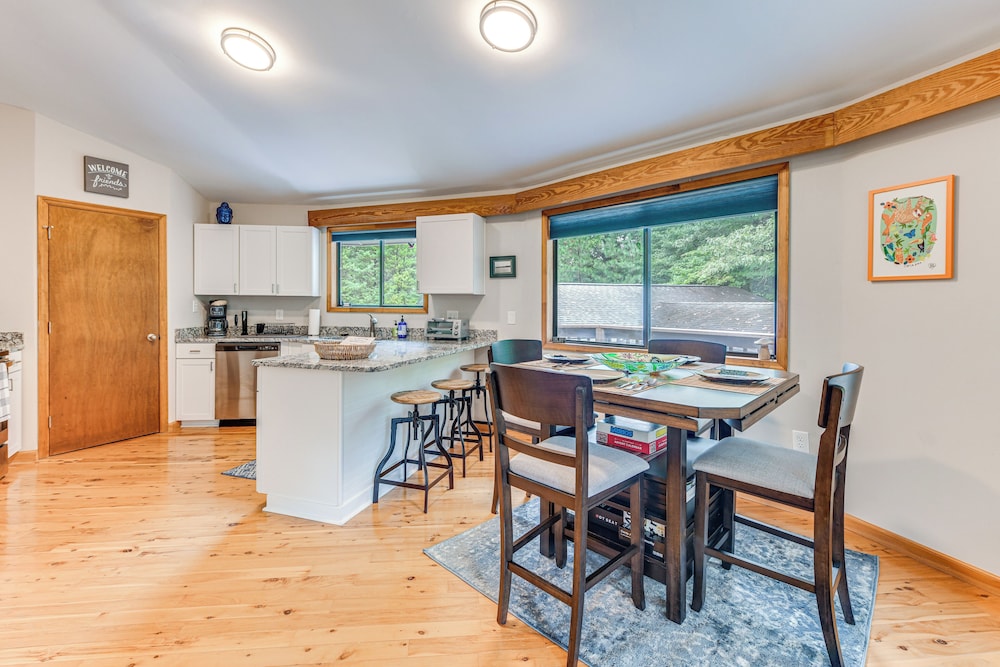 Near Lake Gaston: Unique Home w/ Deck & Fire Pit!