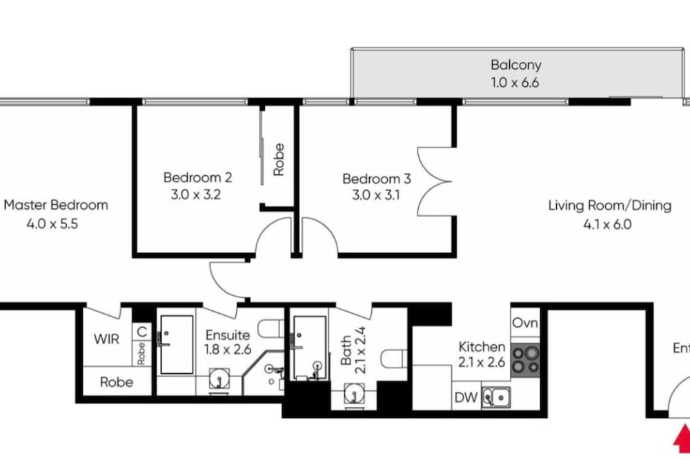 Spacious 3-bed Unit in Melbourne CBD w/ Pool & Gym