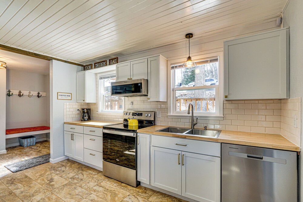 Central Waterfront Home w/ Dock in Lake Ozark!