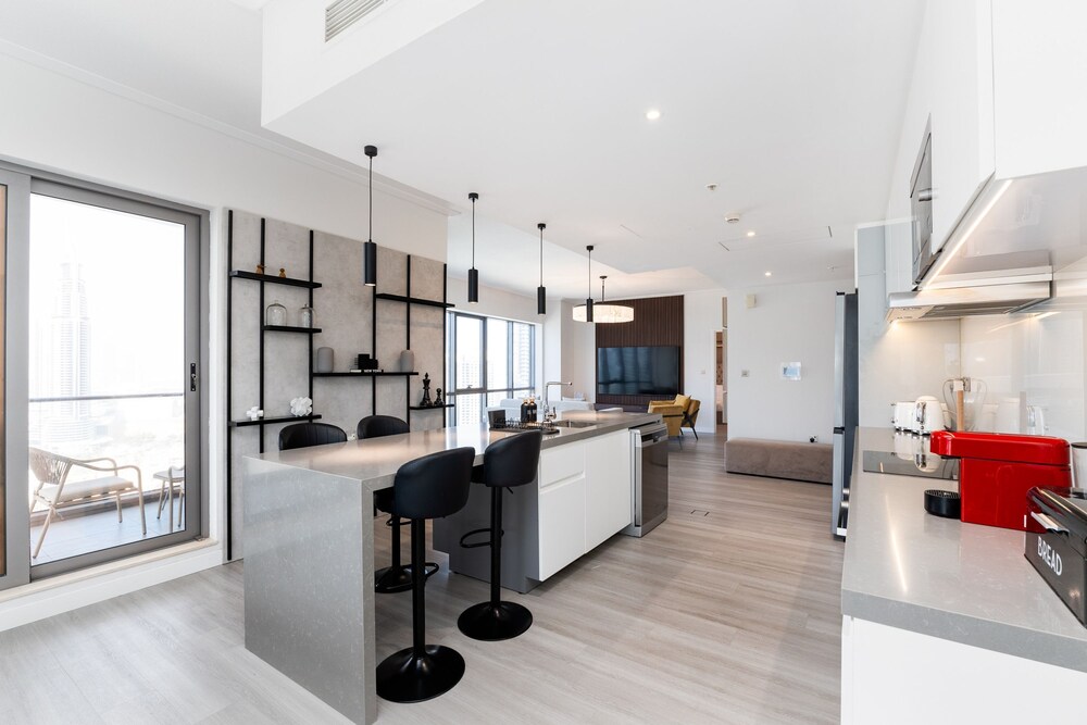 Sleek 3BR Maid s Room w Burj Khalifa View