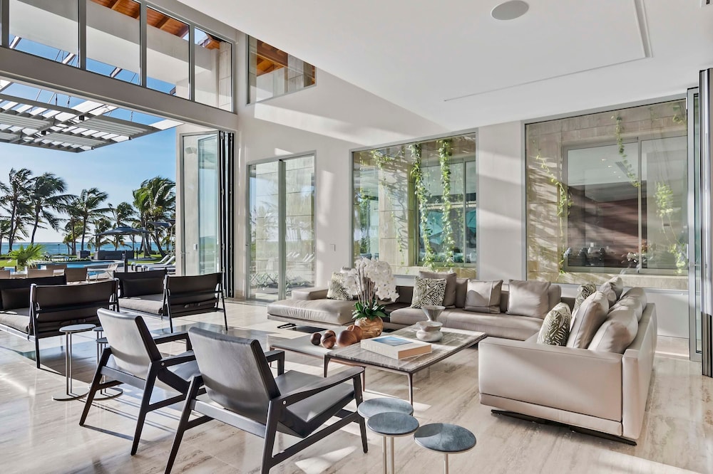 Architectural Oceanfront Masterpiece w Pool