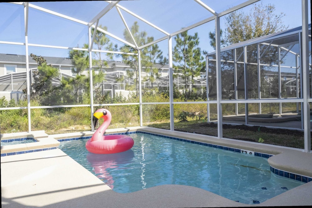Themed 5Bd Family Villa w Pool Spa Near Disney