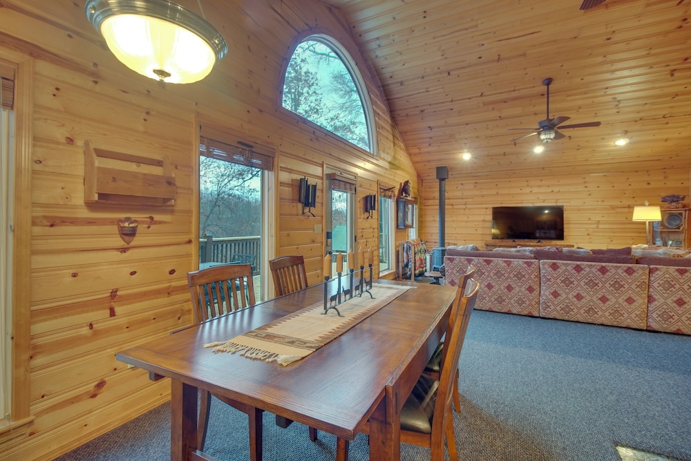 Boat Dock & Deck: Waterfront Cabin on Grand Lake