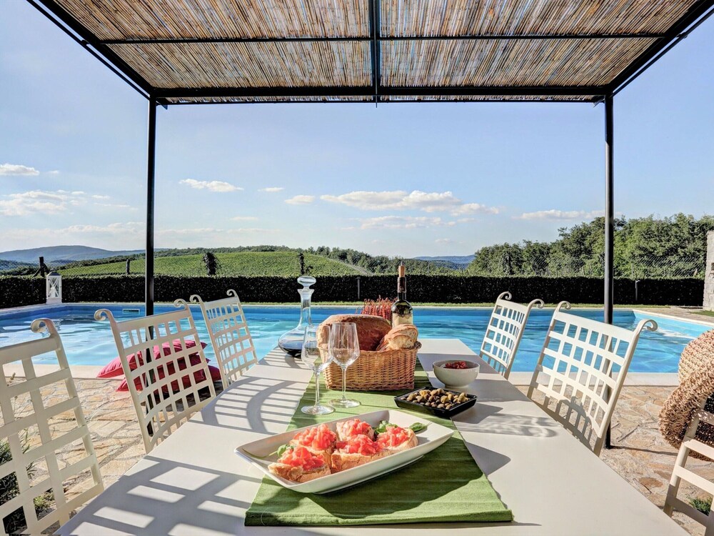 Villa With a Private Swimming Pool and Tennis Court