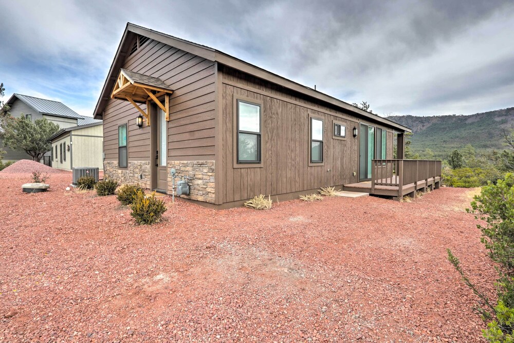 Lavish Pine Cabin w/ Hot Tub, Deck + Mountain View view 5