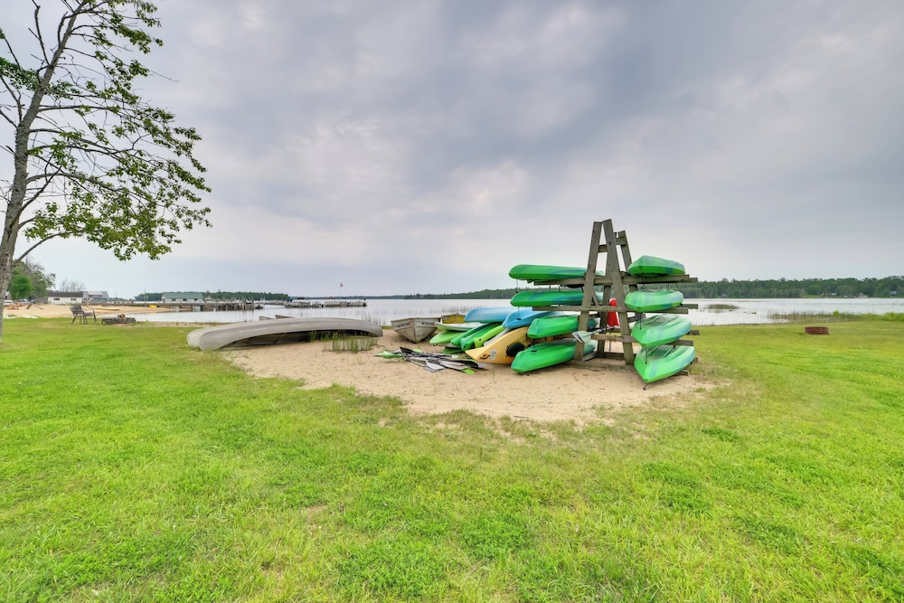 Dock & Beach Access: Lake Huron Home in Cedarville