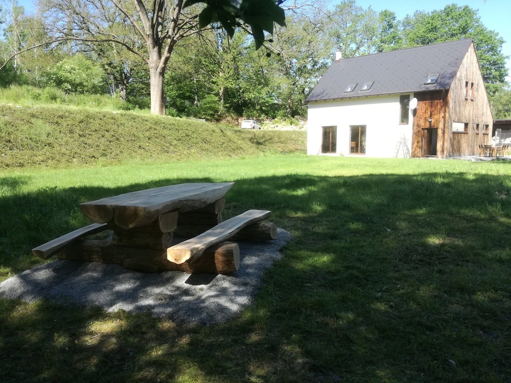 Villa in Lesany With Sauna and Jacuzzi