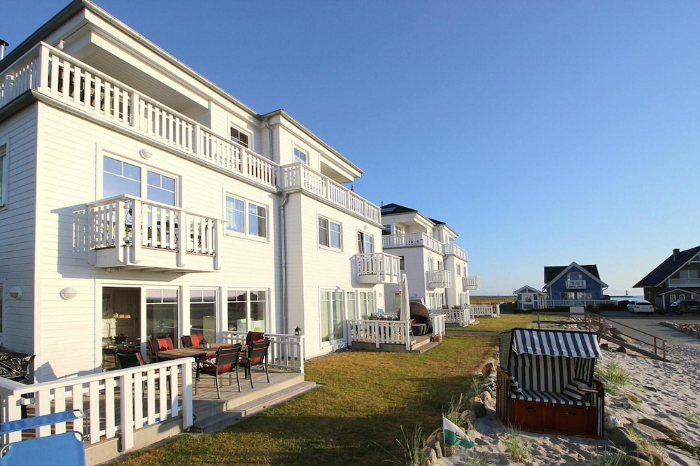 Haus in Olpenitz mit Strand und Meerblick