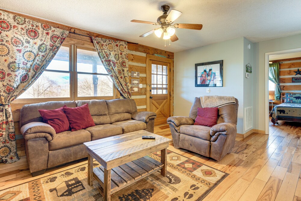 Near Hiking & Rafting: Bryson City Gem w/ Hot Tub!