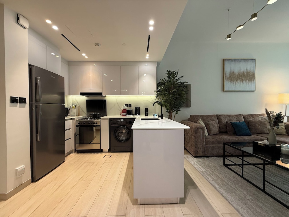 Manzil-1BR in JVC with Pool View